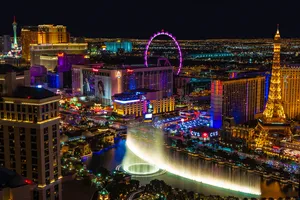 Las Vegas Nevada Aerial View