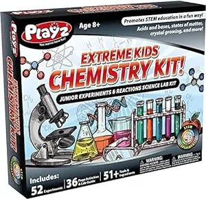 Chemistry Gifts for Kids-52 Extreme Kids Chemistry Experiments Set