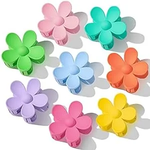 Christmas Gifts for Teen Girls-8 Piece Flower Hair Clips