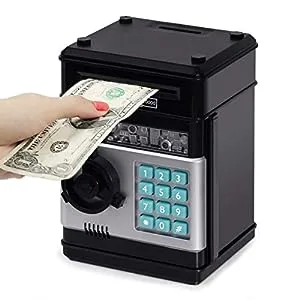 Financial Education Gifts for Kids-ATM Money Bank for Kids