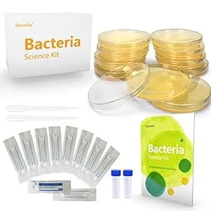 Biology Gifts for Kids-Bacteria Science Kit Petri Dishes