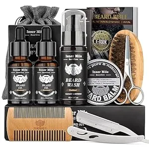 Valentines Gift for Husband-Beard Grooming and Trimming Tool Complete Set