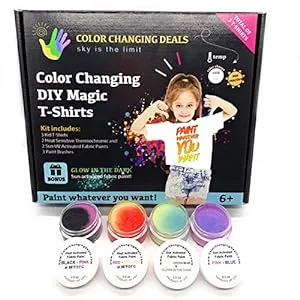 Chemistry Gifts for Kids-Color Changing DIY Magic T-Shirts