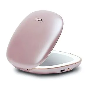 Christmas Gifts for Teen Girls-Compact Makeup Mirror with LED Light
