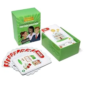 Financial Education Gifts for Kids-Financial Literacy Fun Flashcards