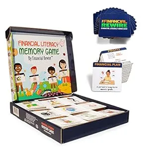 Financial Education Gifts for Kids-Financial Literacy Memory Matching Game