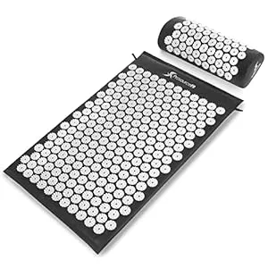 Yoga Gifts-Fit Acupressure Mat and Pillow Set