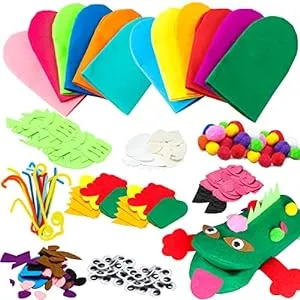Arts and Crafts Gifts for Kids-Hand Puppet Making Kit