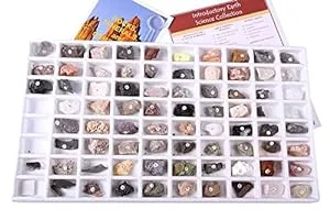 Geology Gifts for Kids-Introductory Earth Science Classroom Rocks and Minerals Collection