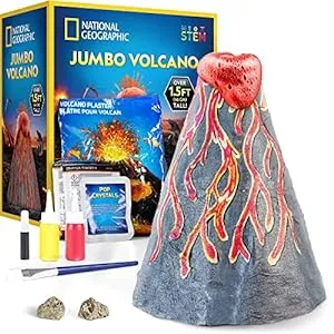 Geology Gifts for Kids-Jumbo Volcano Science Kit