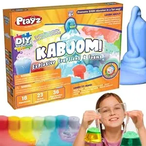Chemistry Gifts for Kids-KABOOM Explosive Eruptions and Foam Bombs Set