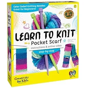 Arts and Crafts Gifts for Kids-Knitting Kit