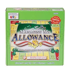 Financial Education Gifts for Kids-Managing My Allowance Money Game