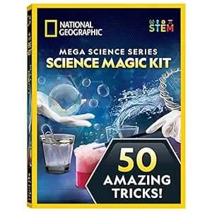 Chemistry Gifts for Kids-Mega Science Magic Chemistry Set