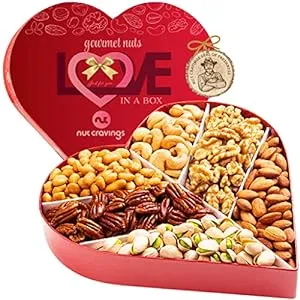 Valentines Gift for Husband-Mixed Nuts Gift Basket