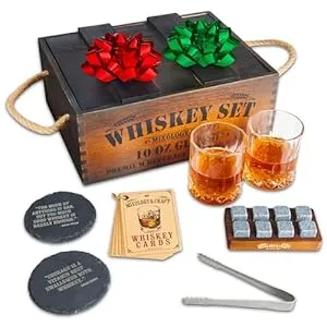 Valentines Gift for Husband-Mixology Whiskey Gift Set