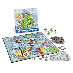 Financial Education Gifts for Kids-Money Bags Coin Value Game