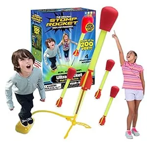Physcis Gifts for Kids-Stomp Rocket Launcher