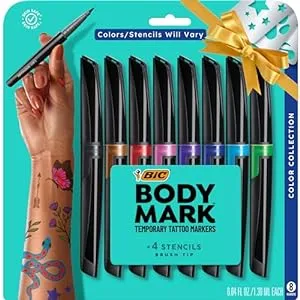 Christmas Gifts for Teen Girls-Temporary Tattoo Markers