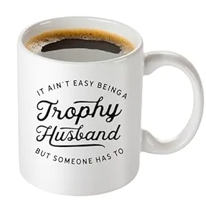 Valentines Gift for Husband-Trophy Husband Coffee Mug