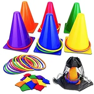 Outdoor Gifts for Kids-3 in 1 Carnival Outdoor Games Set