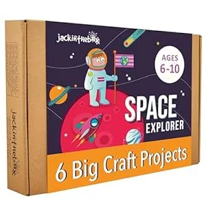 Space Gifts for Kids-6 in 1 Space Science Craft Kit