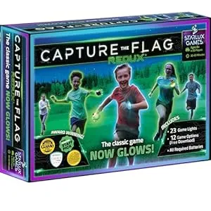 Outdoor Gifts for Kids-Glow in The Dark Capture The Flag Game