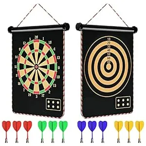 Outdoor Gifts for Kids-Magnetic Dart Board