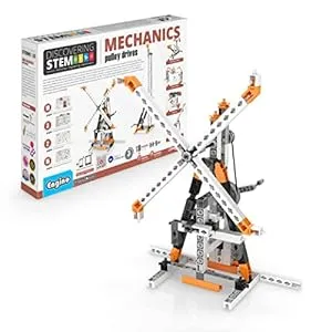 Construction Gifts for Kids-Pulley Drives Construction Building Kit