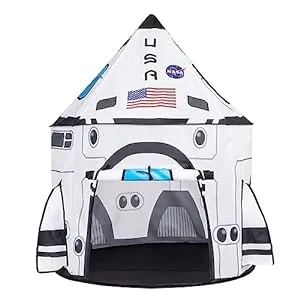 Space Gifts for Kids-Rocket Ship Play Tent