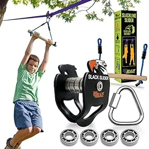 Outdoor Gifts for Kids-Slackline Zipline Kit
